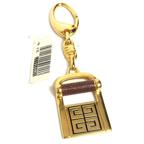 givenchy orange keyring|4G Padlock keyring in metal .